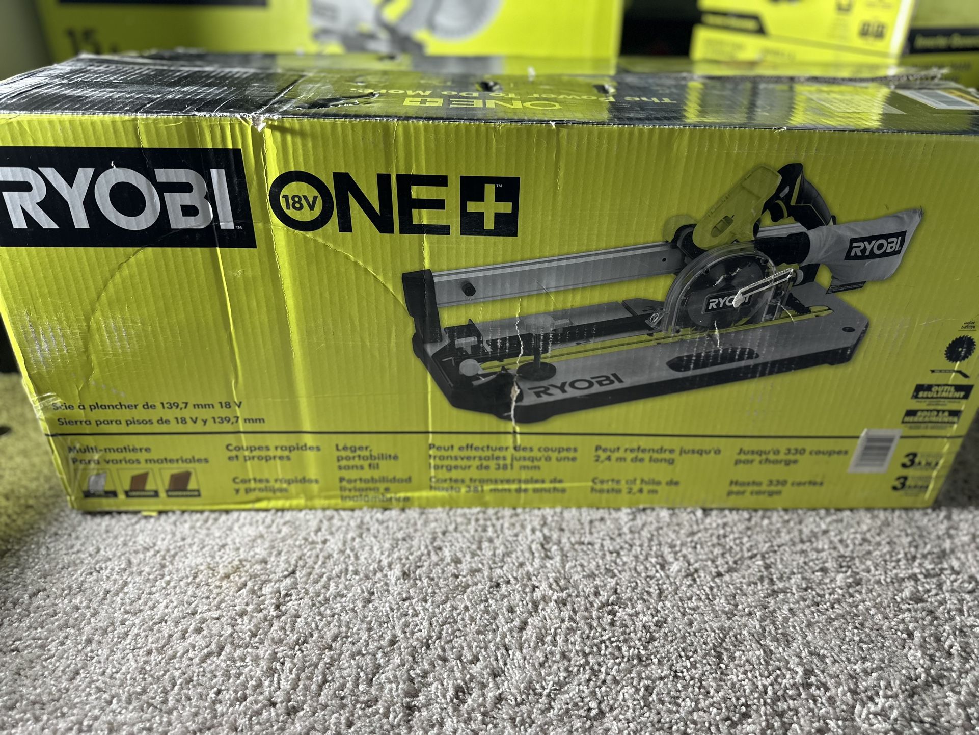 RYOBI 18v 5-1/2 FLOORING SAW