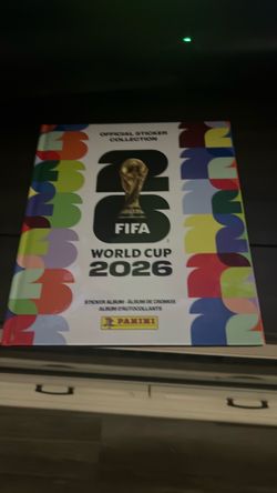 Panini hard cover album and stickers 2026 fifa