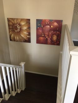 35”x35” 2 pieces wall art set
