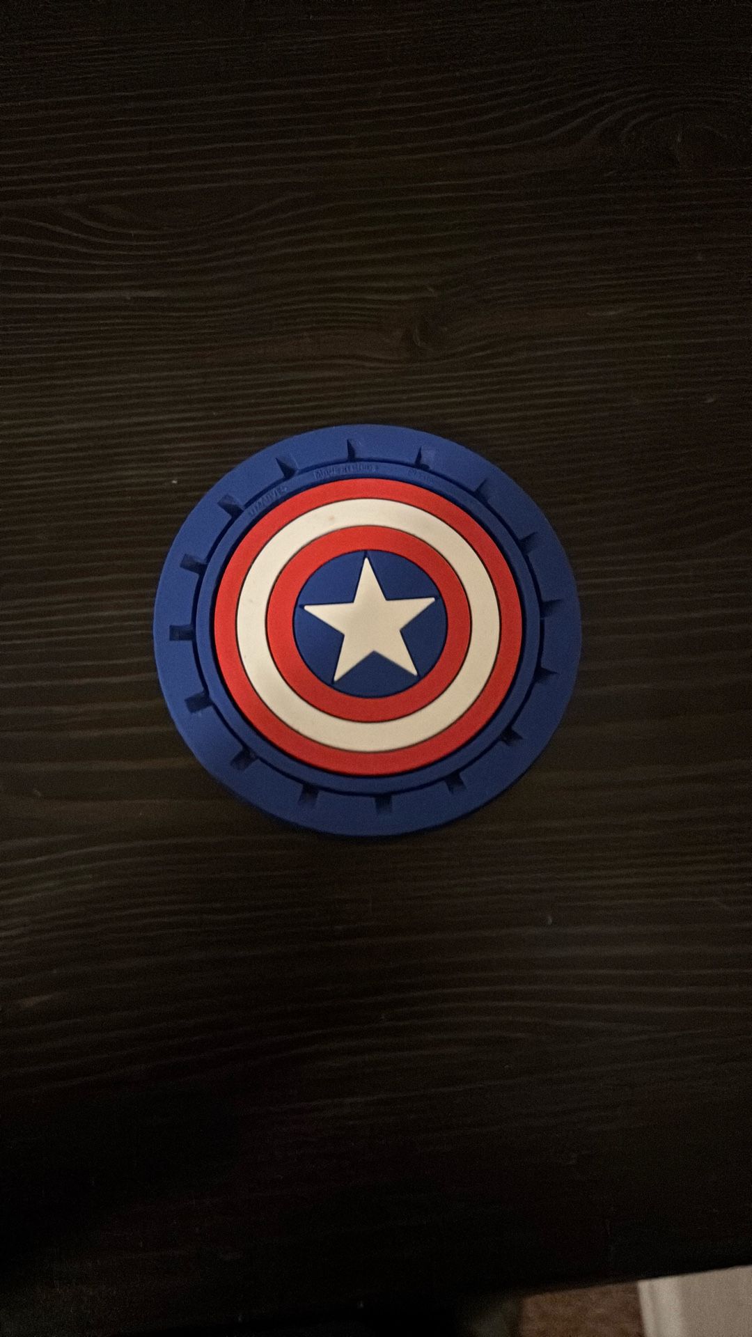 Captain America car cup holder