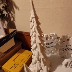 White Christmas Decorations All For$65.  Moving Sale 