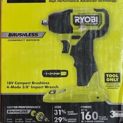 Ryobi One + HP 3/8” Wrench. Tool Only