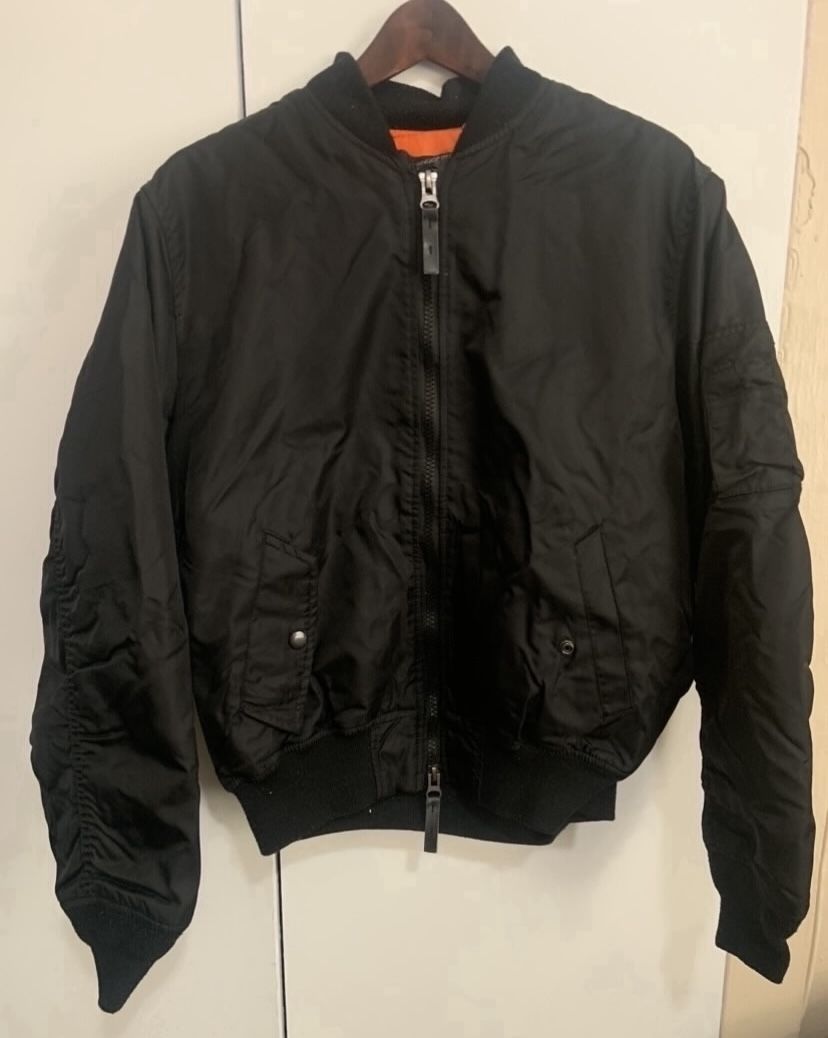 Brand new Black Bomber Jacket (Size: Small)- $40