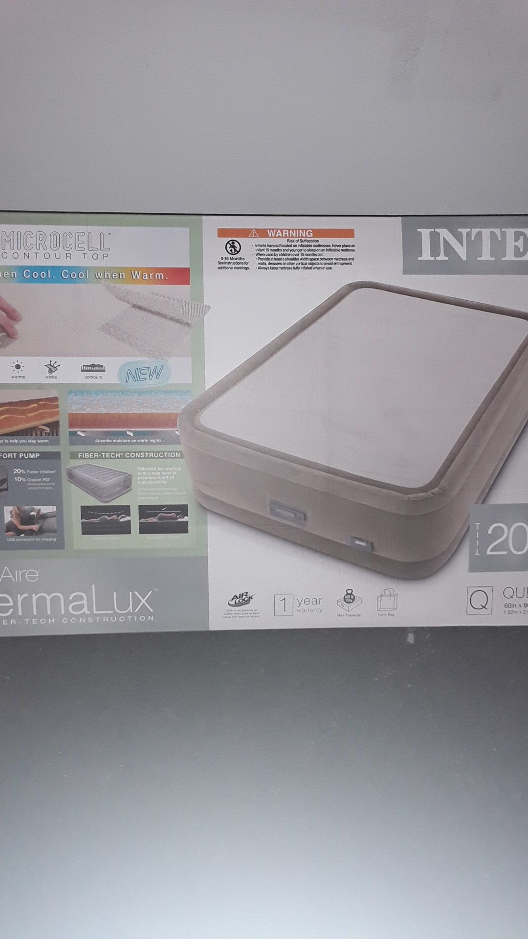 Intex air mattress queen