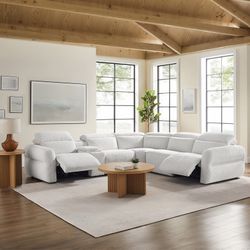 Monroe Fabric Power Sectional