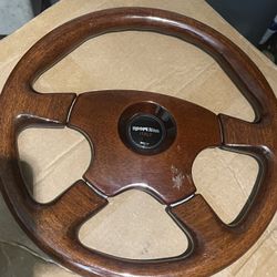 Wood Grain Steering Wheel 