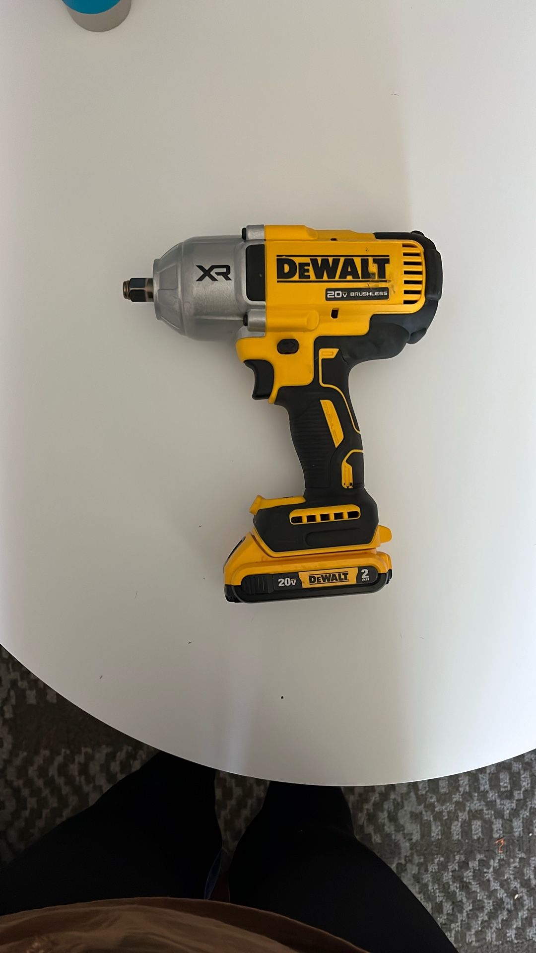 DEWALT XR 20-volt Max Variable Speed Brushless 1/2-in Drive Cordless Impact Wrench ( Battery Included )