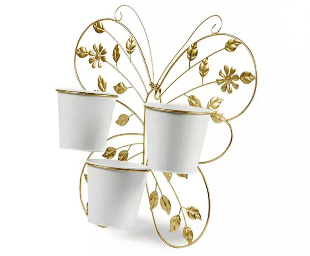 Butterfly Planter Decor with Pots