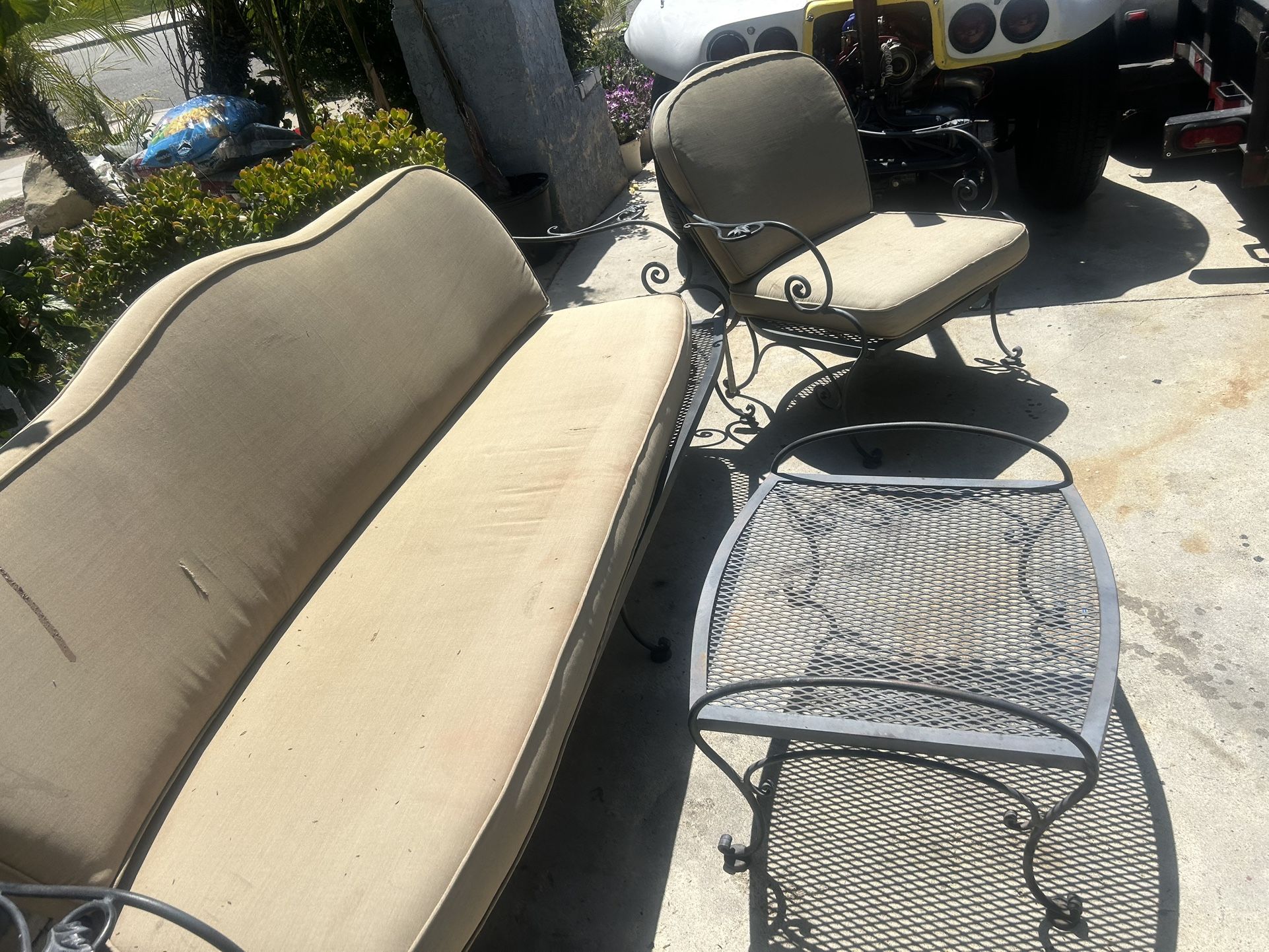 Iron Patio Set