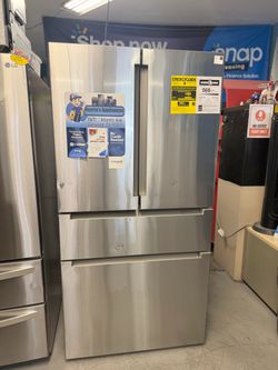 Used Bosch 800 Series 20.5 cu. ft. Counter Depth French 4-Door Bottom Mount Refrigerator with FarmFresh System