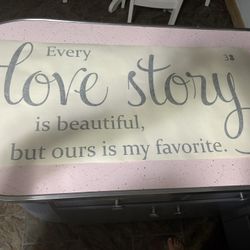 Every Love Story Is Beautiful Vinyl Wall Decal Sticker