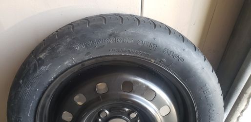 T125/80R15 Spare TIRE $50 WITH GOOD RIM