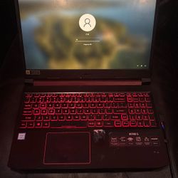 Acer Nitro 5 Gaming Laptop (with Charger).  500 Negotiable 