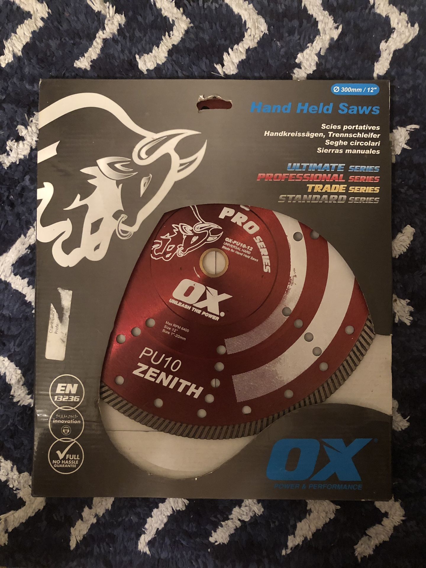 OX Pro Series 12” Diamond Saw Blade