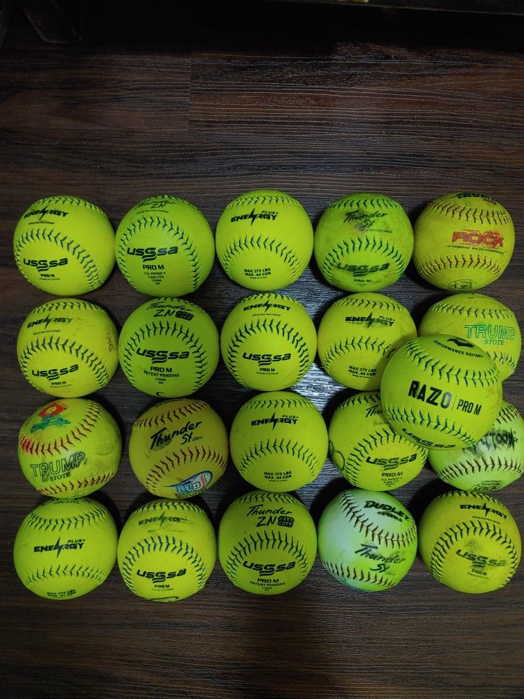 21 Slow Pitch Softballs .44 Cor for Sale in San Diego, CA OfferUp