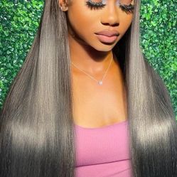 28 Inch Lace Front Human Hair Wig