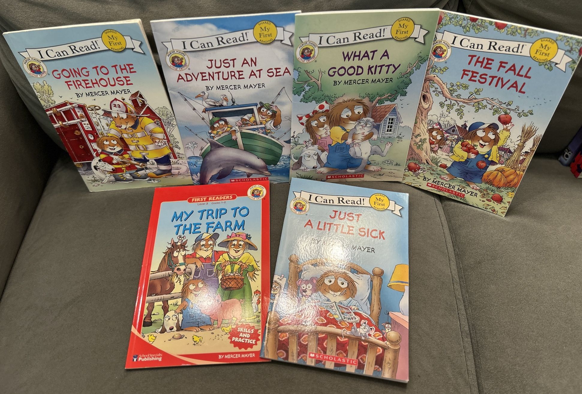 EXCELLENT LOT OF 6 MERCER MAYER LITTLE CRITTER