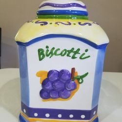 Biscotti ceramic jar