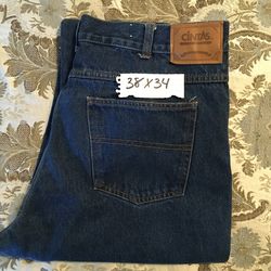 Mens Work Jeans 38x34