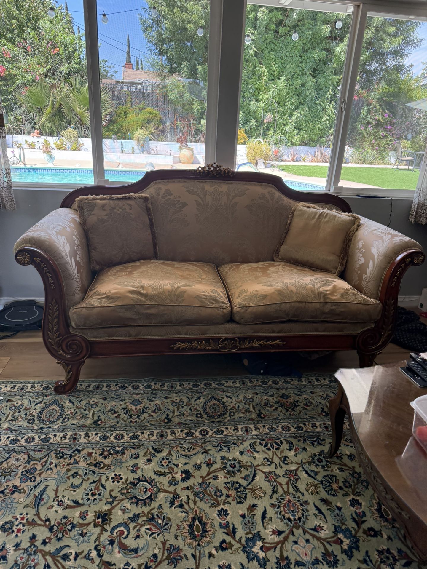 Like New Italian Couch And Loveseat