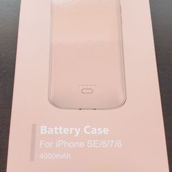iPhone Battery Case SE 8,7,6