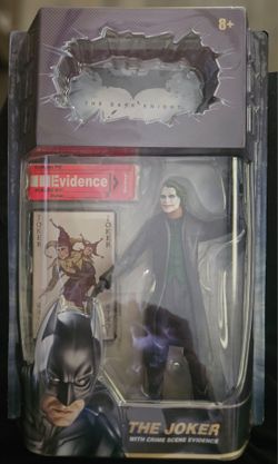 The Dark Knight Joker Action Figure with Crime Scene Evidence