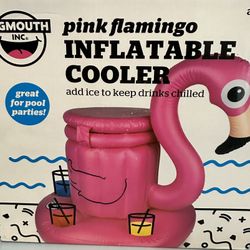 Pink Flamingos Inflatable Cooler