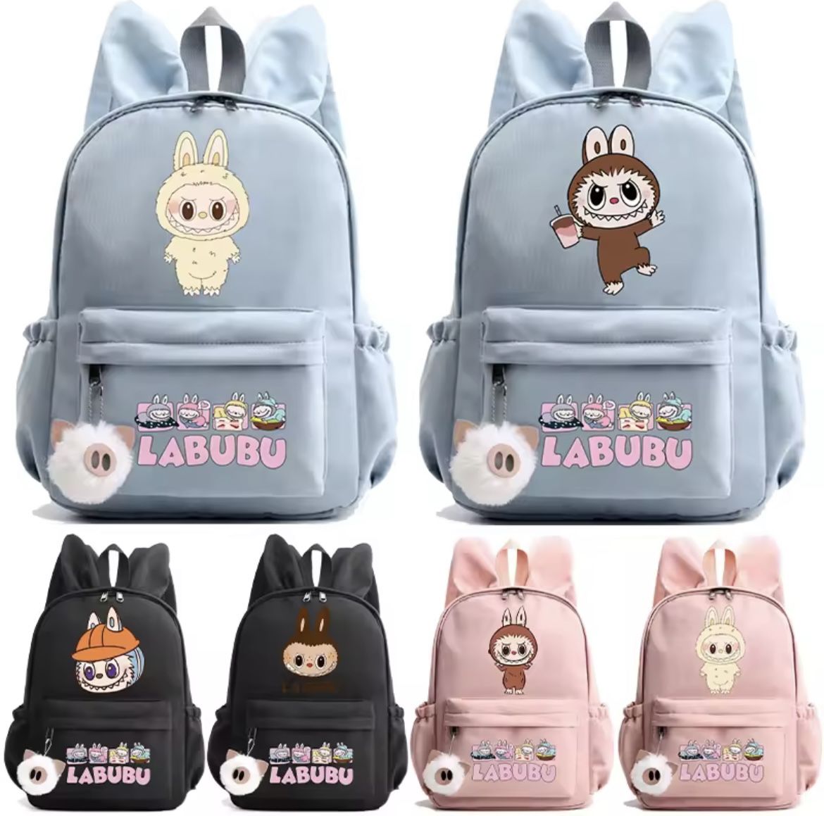 Labubu Backpack Student Teenager Back to School