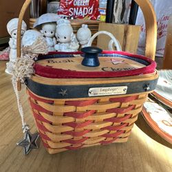 Longaberger  2001 Bush Cheney   Commemorative Basket