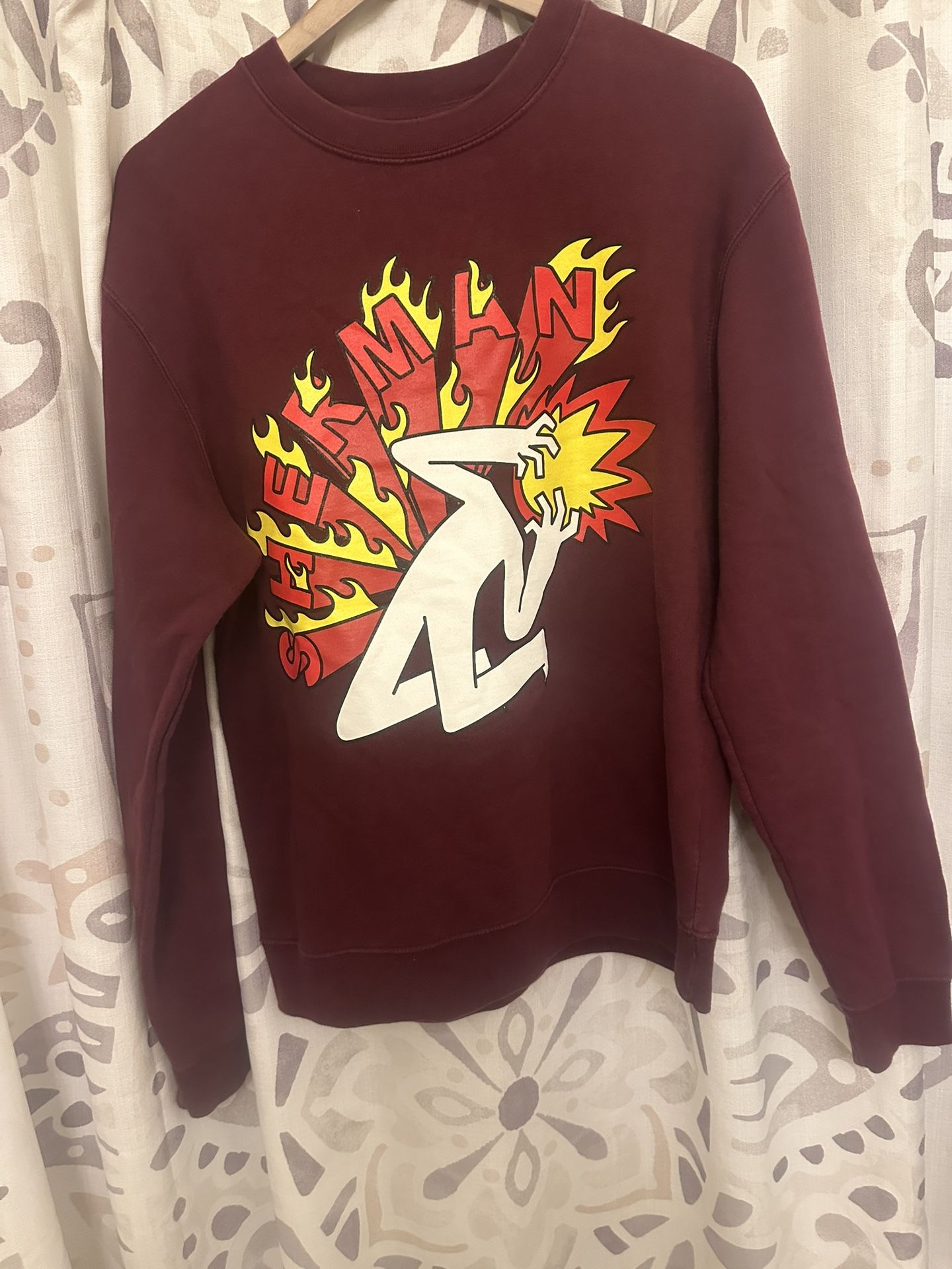 Independent Trading Company Sherman Burgundy Medium Size Sweatshirt