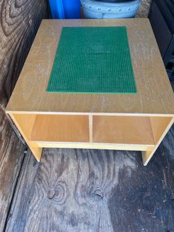 Wooden Lego table