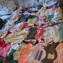 2T Girls Clothing 56 Items 