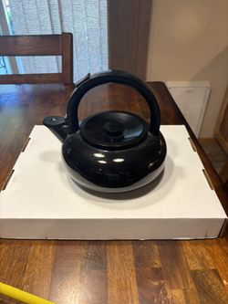 Vintage Black Tea Kettle 