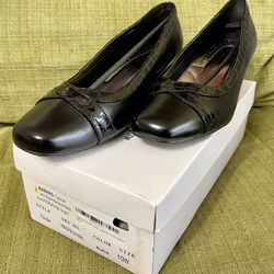 BRAND NEW SIZE 10W BLACK WOMENS ANGEL STEPS TULSA DRESS CASUAL SHOES