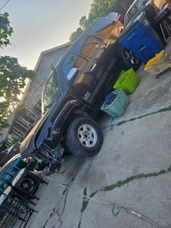 Wrecked tahoe