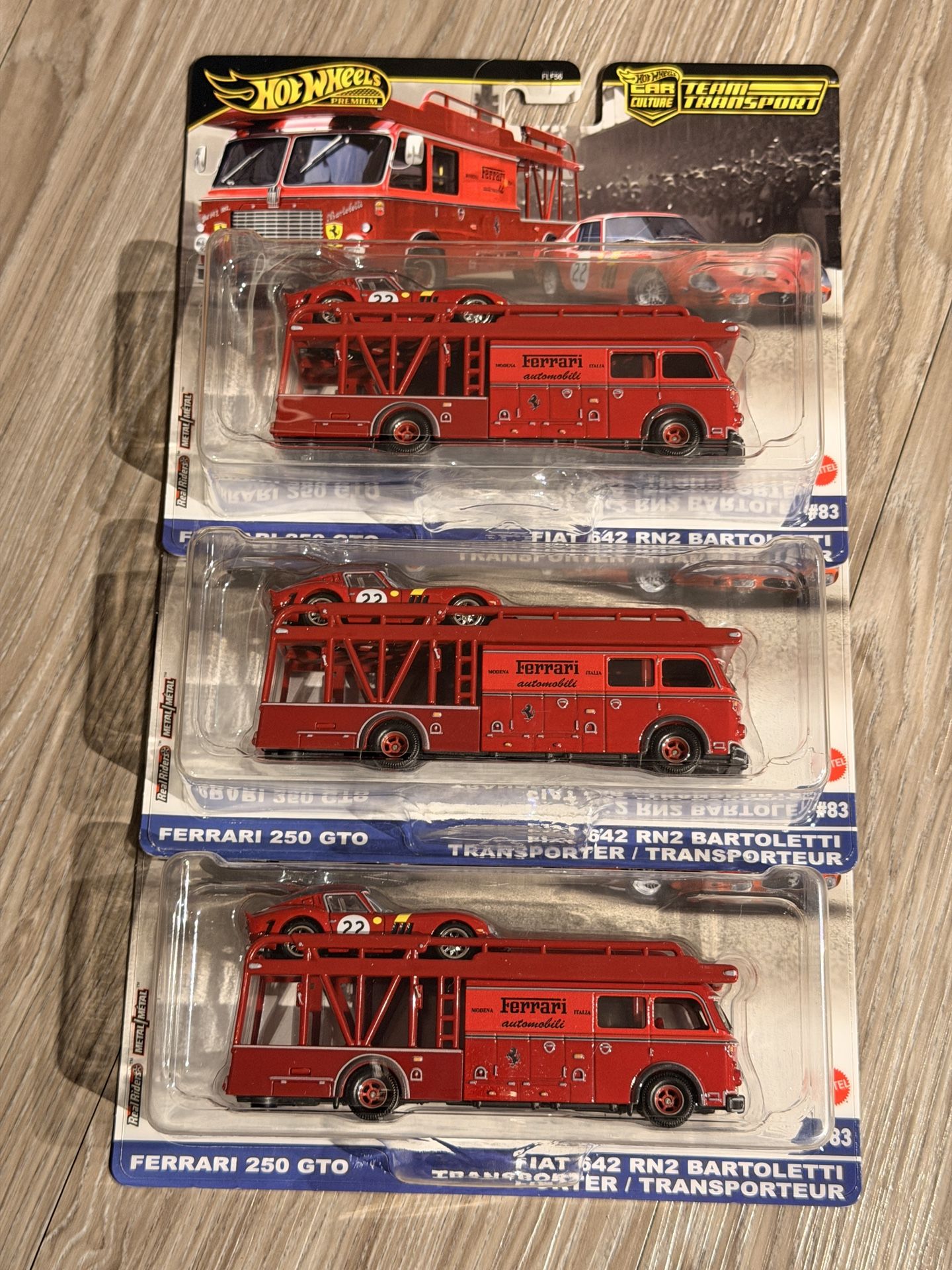 Hotwheels Team Transport Ferrari 250 GTO