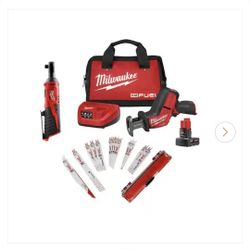 Milwaukee M12 Sawzall And Rachet 