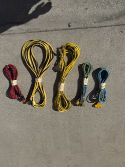 5 Heavy Duty Extension Cords – 50ft & 100ft – Contractor Grade