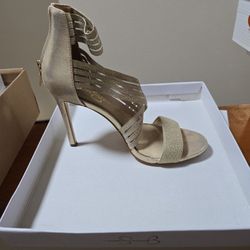 Gold Stilettos Size 9