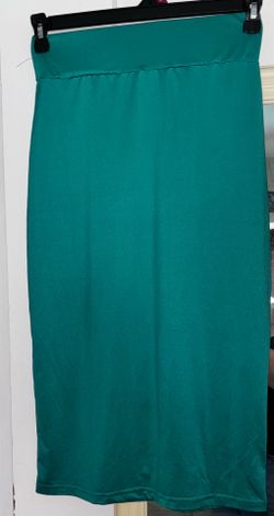 Green pencil skirt