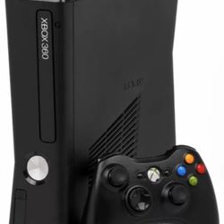 Xbox 360 With Wires And Remote