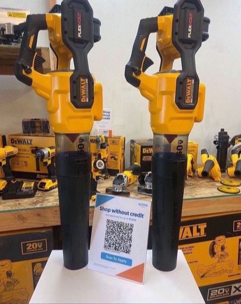 DEWALT 60V MAX 125 MPH 600 CFM Brushless Cordless Battery Powered Axial Leaf Blower (Tool Only)**(FINANCIAMOS/WE FINANCE)**