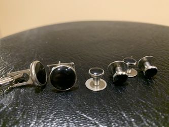 3 pair vintage cuff links