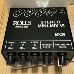 Rolls Mini Audio Mixer