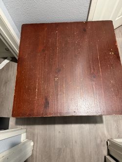 Small Square Wooden Table