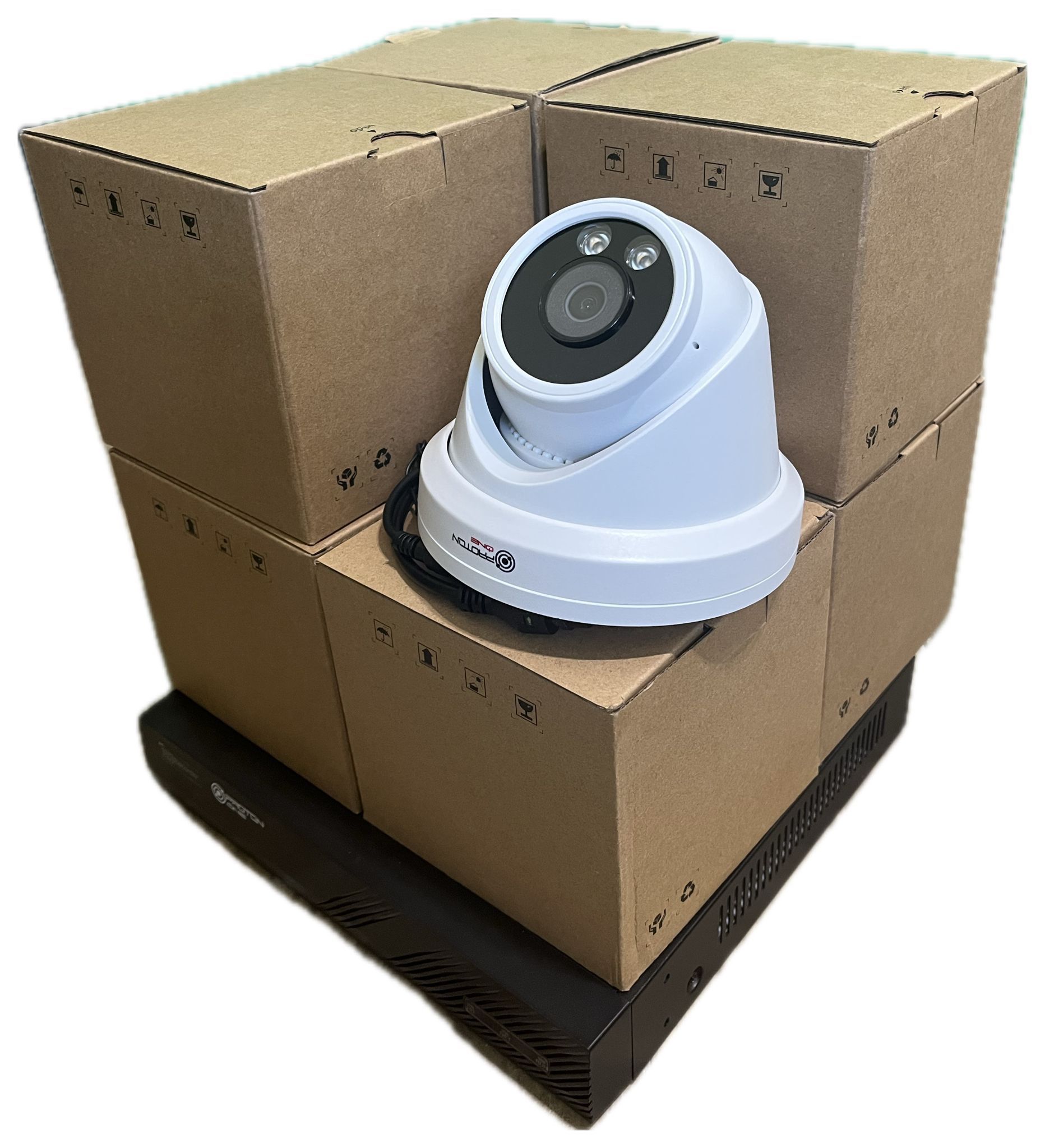 Combo NVR 8 Channels, 8 Cams CAM9603M-X28 Motion Built in Micro 6MP, 1TB Hard Drive