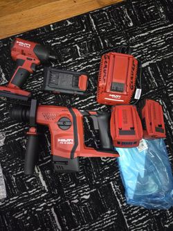 Hiltin New Impacto And Hamer Drill, New 3 Batery And Charge