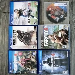 PS3 And PS4 Games