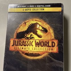 Jurassic World Ultimate Collection (Blu-Ray, DVD, Digital) Brand New & Sealed