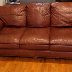 Brown Leather Coach